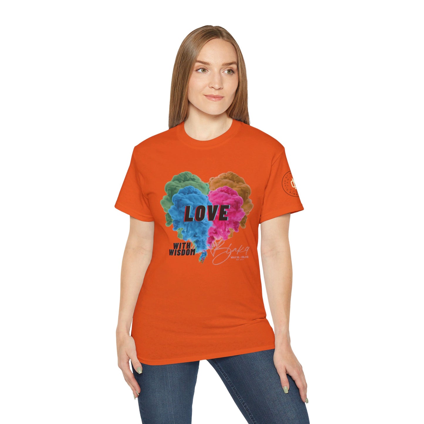 Womens Love with Wisdom Premium Ultra Cotton Tee