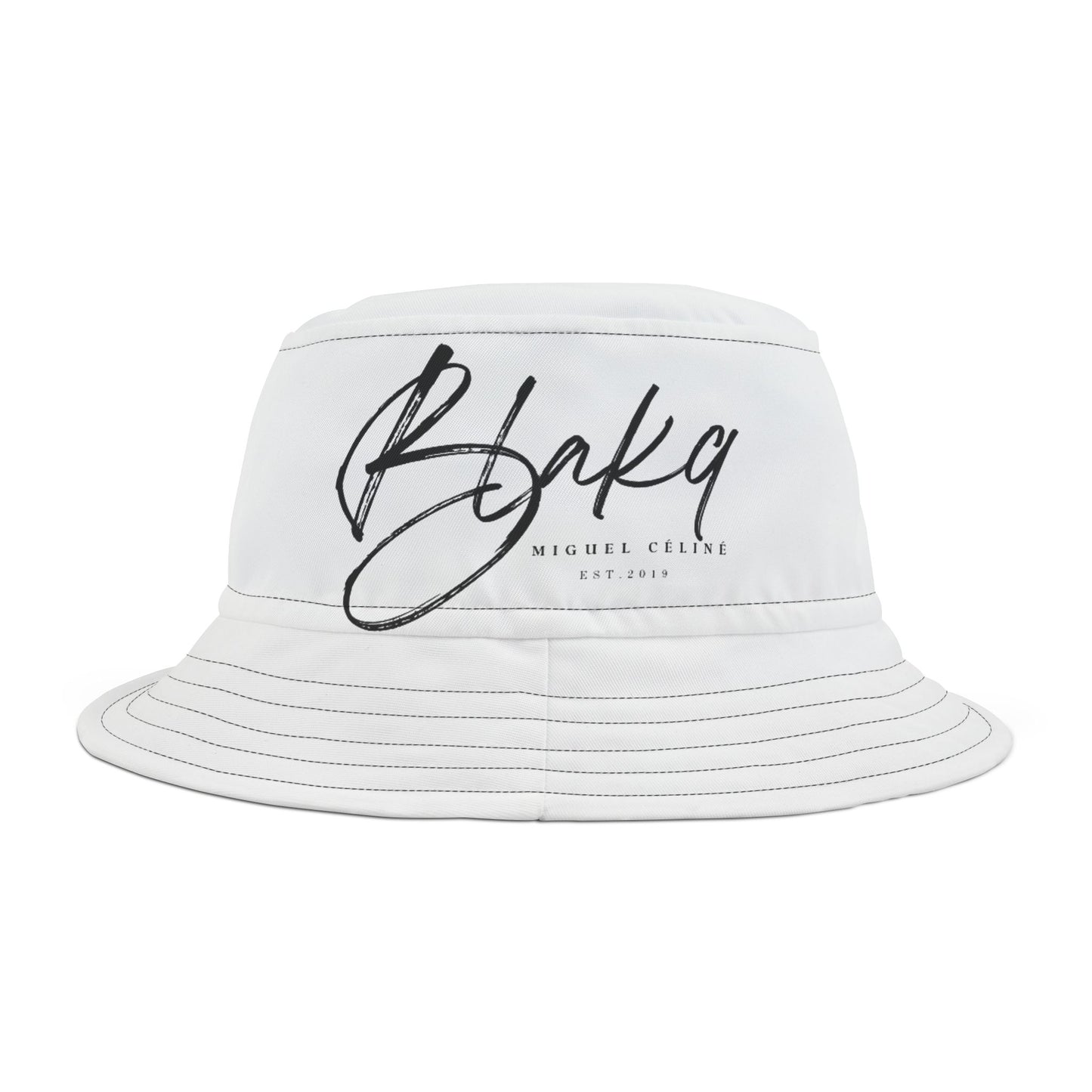 Miguel Celine white Bucket Hat