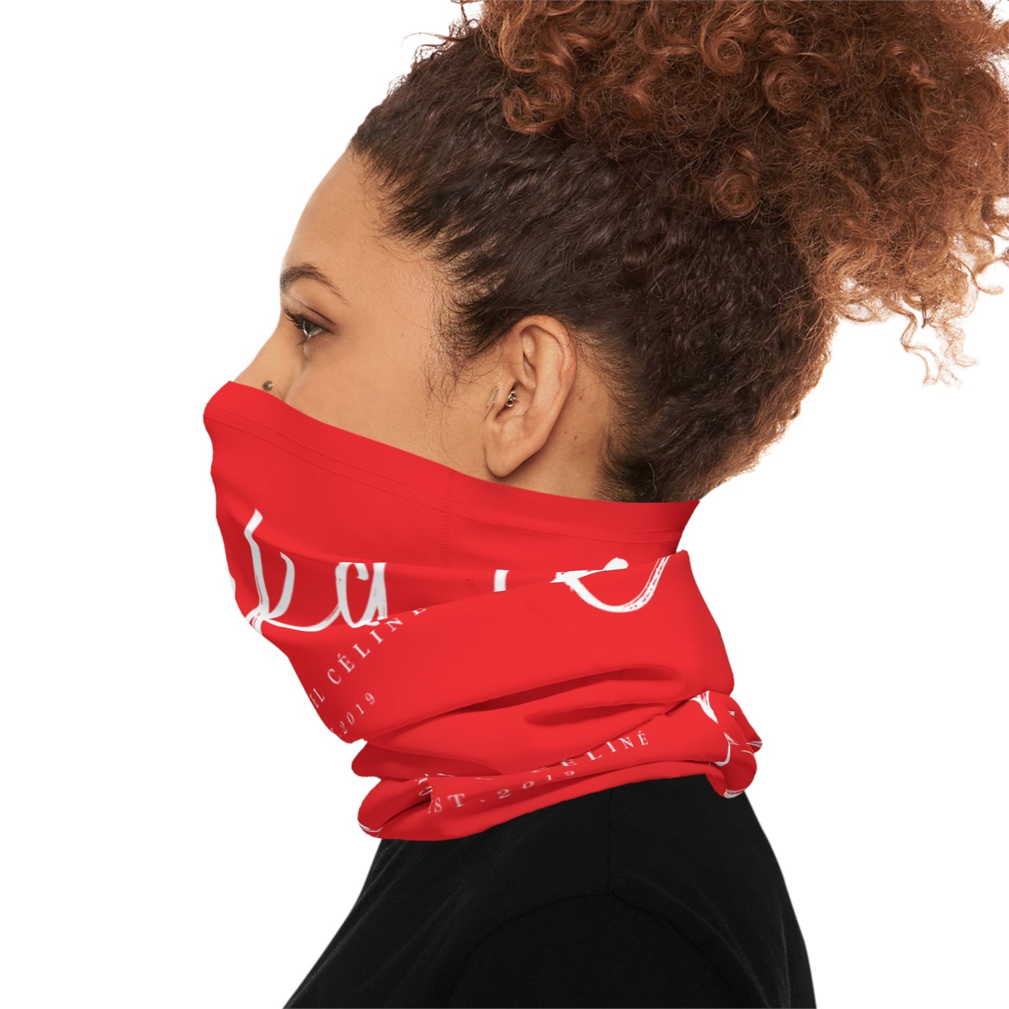 Miguel Celine Neck Gaiter Red