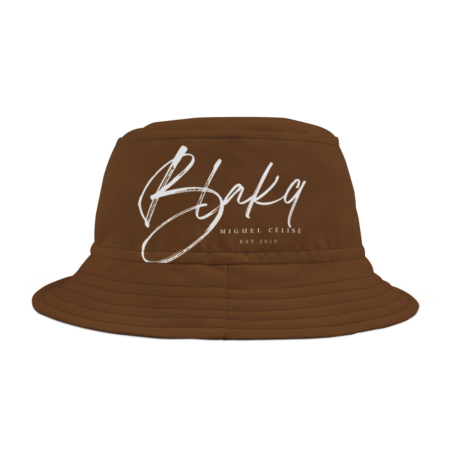 Miguel Celine Brown Bucket Hat