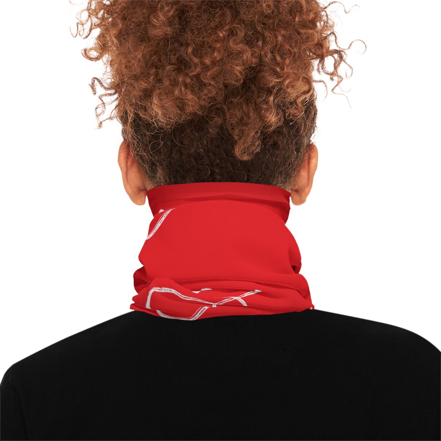 Miguel Celine Neck Gaiter Red