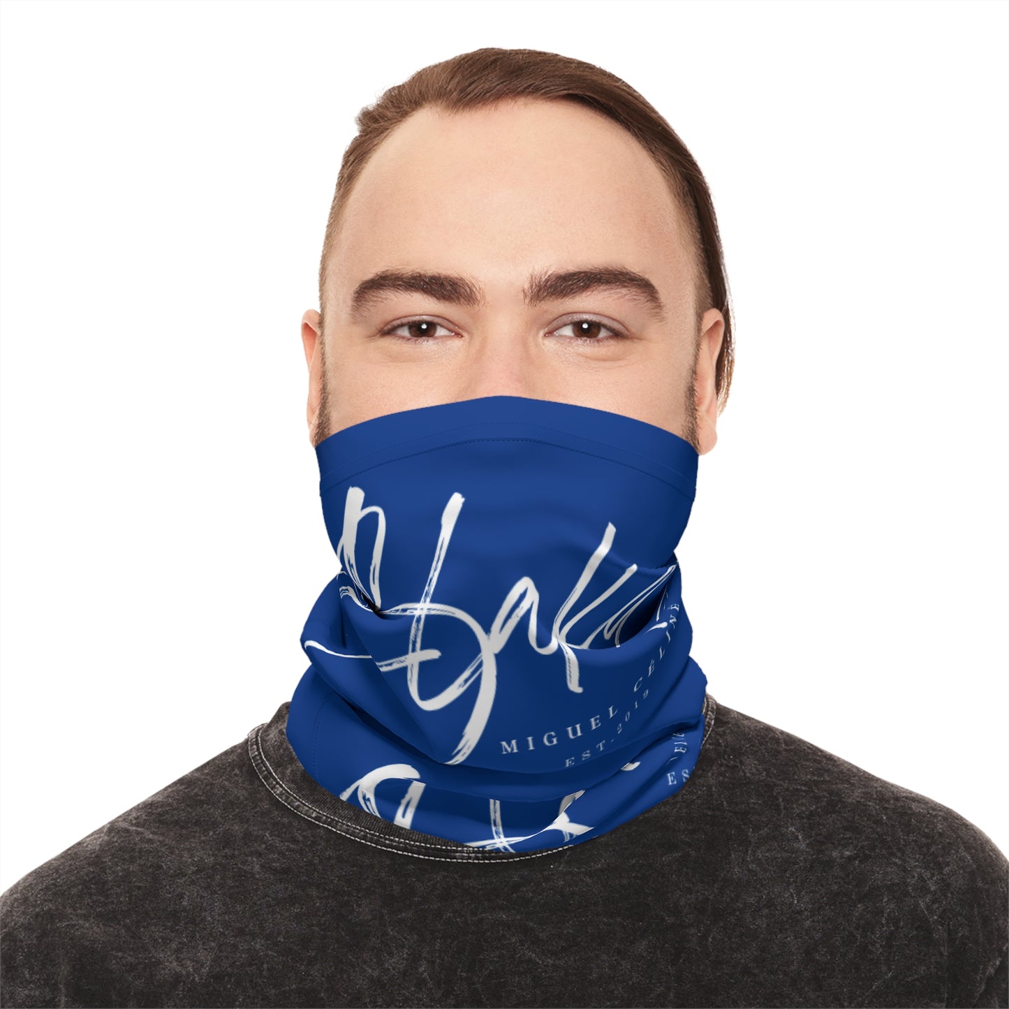 Miguel Celine Neck Gaiter Blue