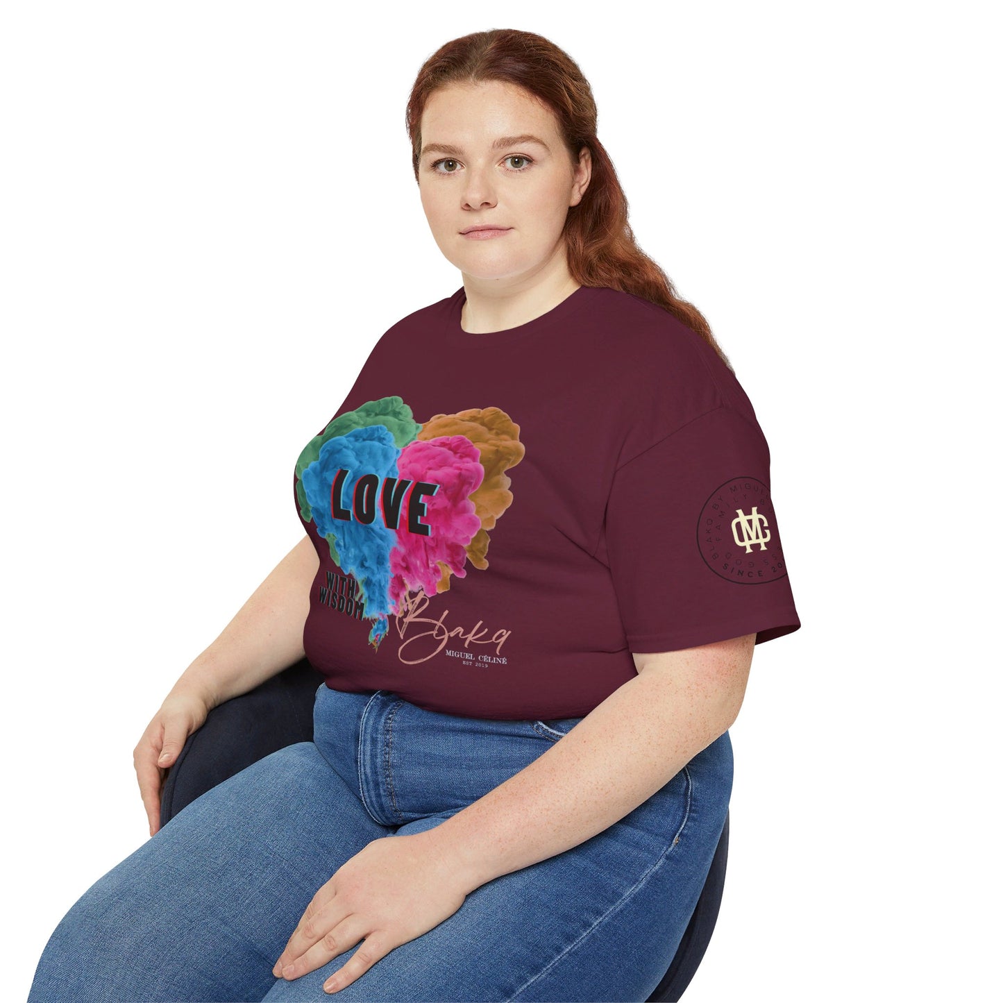 Womens Love with Wisdom Premium Ultra Cotton Tee