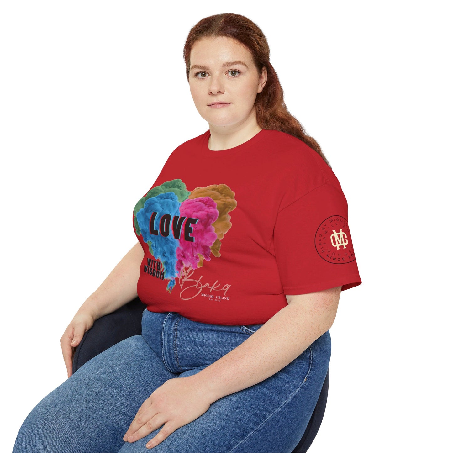 Womens Love with Wisdom Premium Ultra Cotton Tee