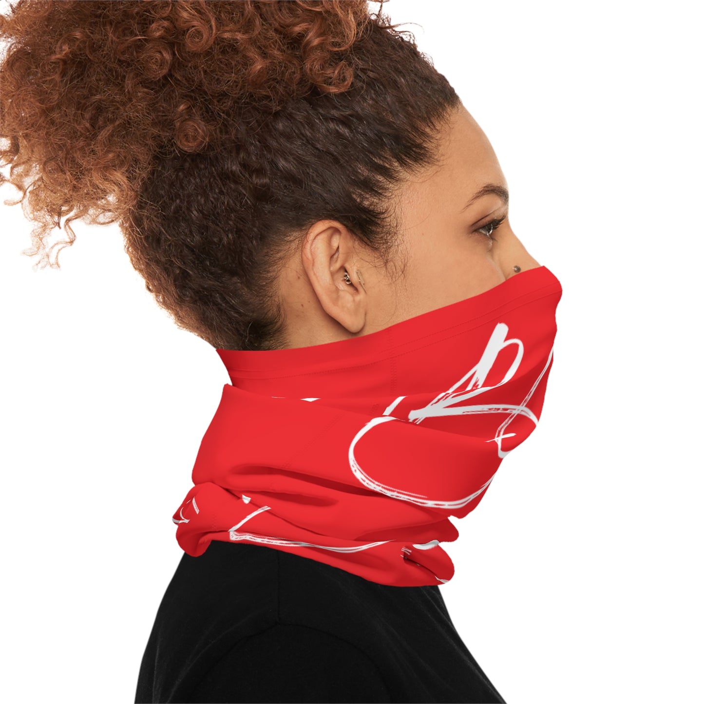 Miguel Celine Neck Gaiter Red