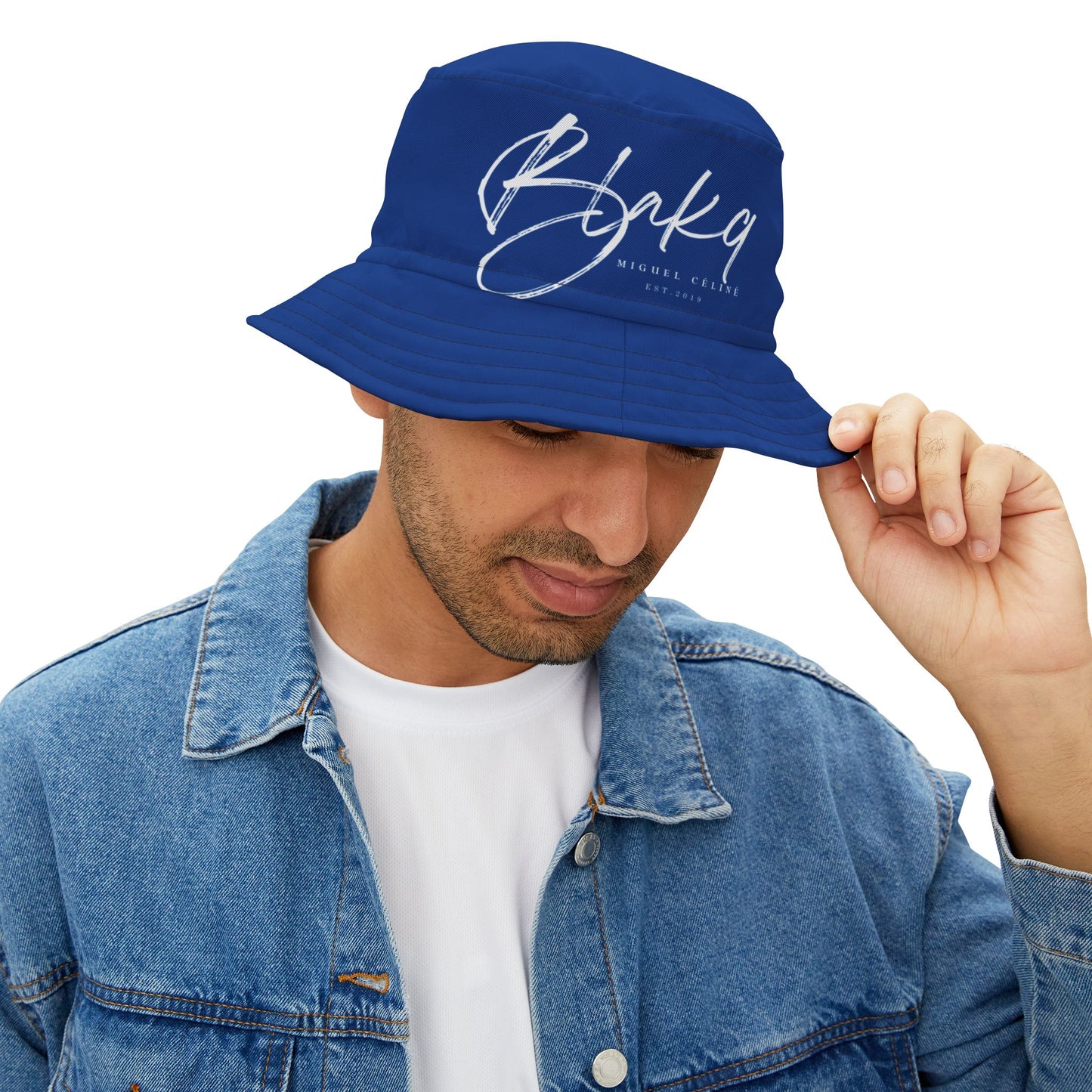 Miguel Celine Blue Bucket Hat