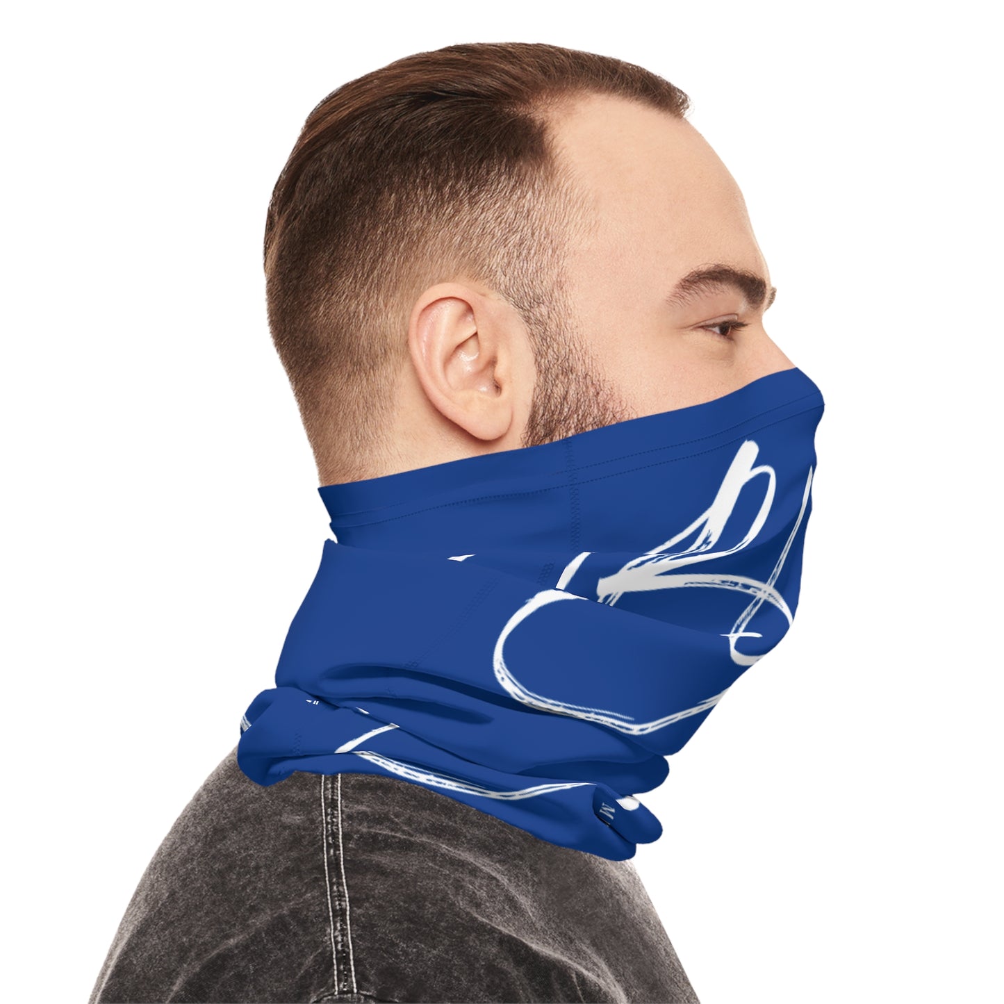 Miguel Celine Neck Gaiter Blue