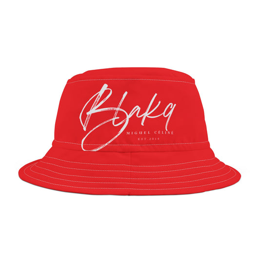 Miguel Celine Red Bucket Hat