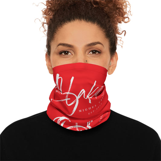 Miguel Celine Neck Gaiter Red