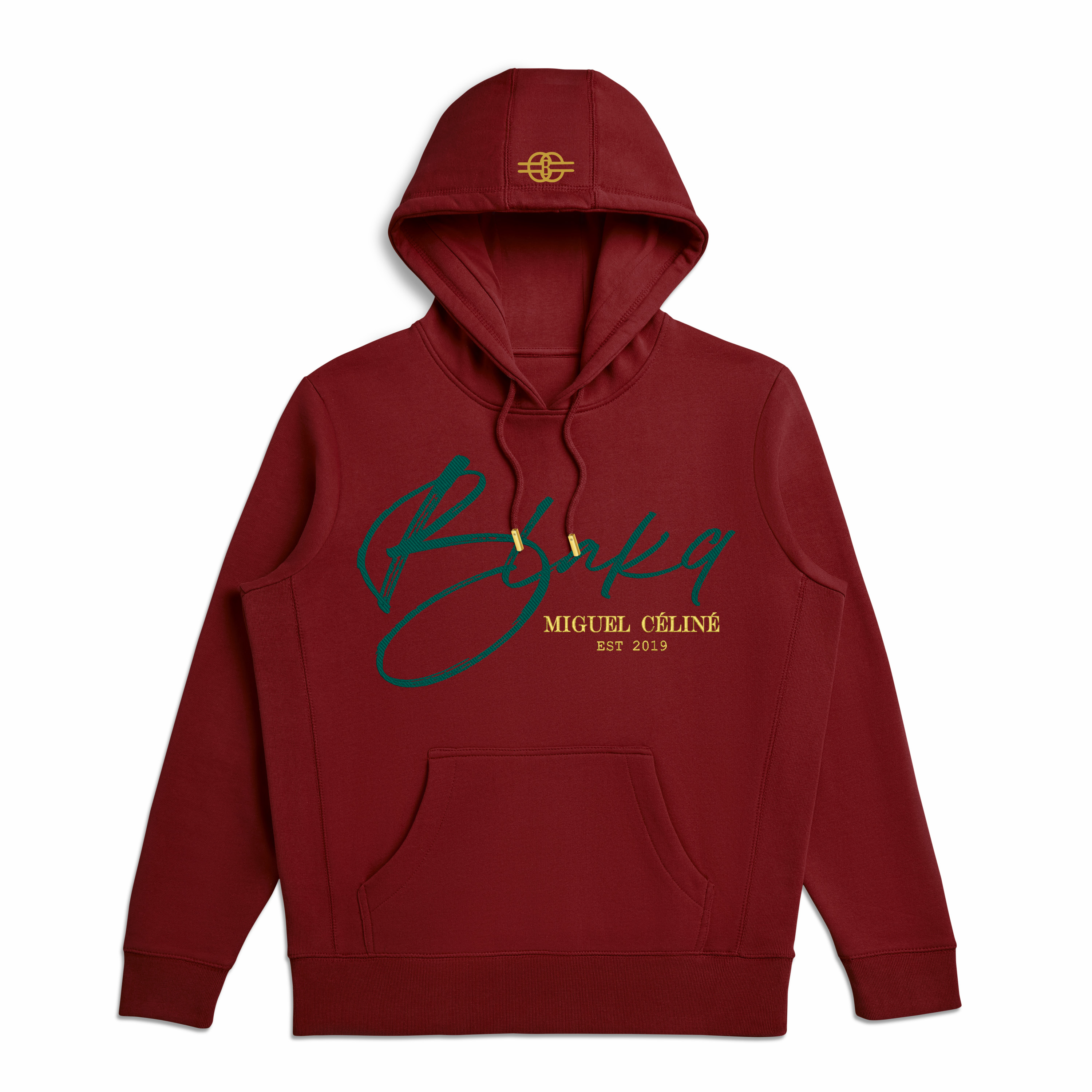 BLAKQ LUXURY UNISEX HOODIE - OxBlood Red