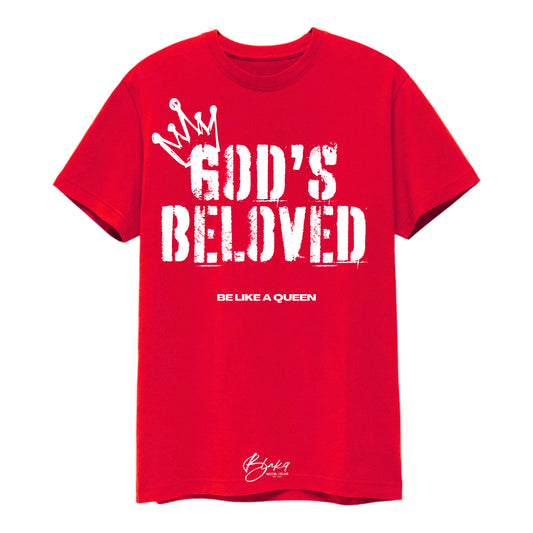 BLAQ- God's Beloved TShirt (Red)