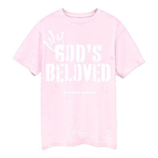 BLAQ- God's Beloved TShirt (Light Pink)