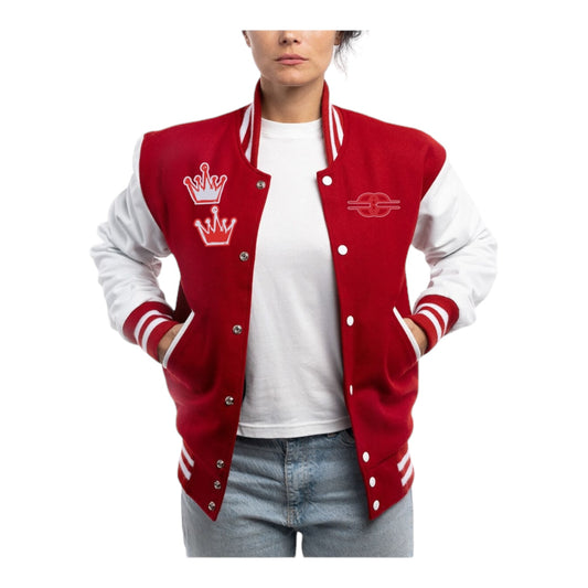Blakq By Miguel Céline Women's Varsity Jacket Red
