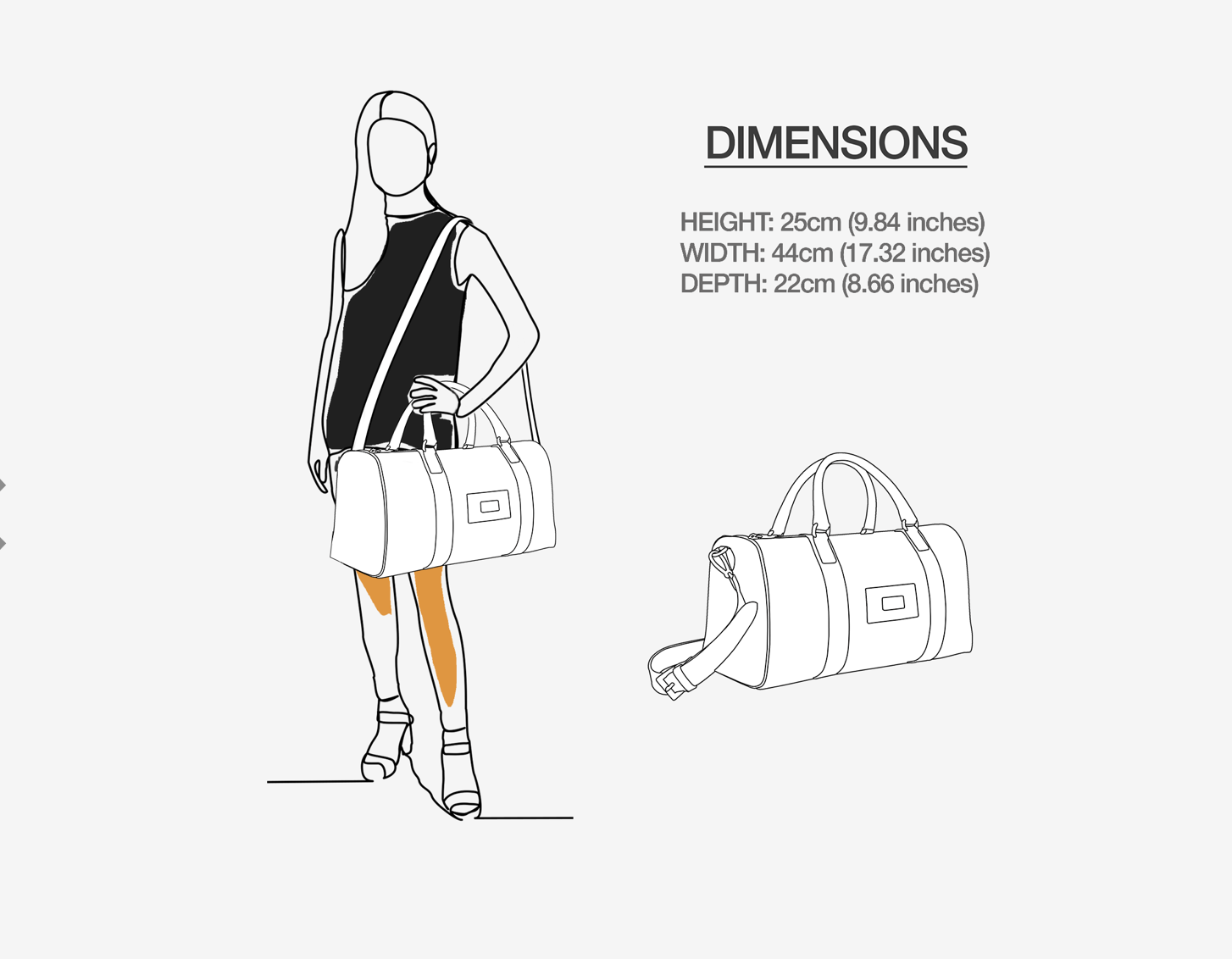 MIGUEL CELINE LUXURY TRAVEL DUFFLE BAG