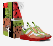 MIGUEL CELINE LIMITED EDITION APPLE GREEN AND PEACH RED BOTTOM RUNNERS
