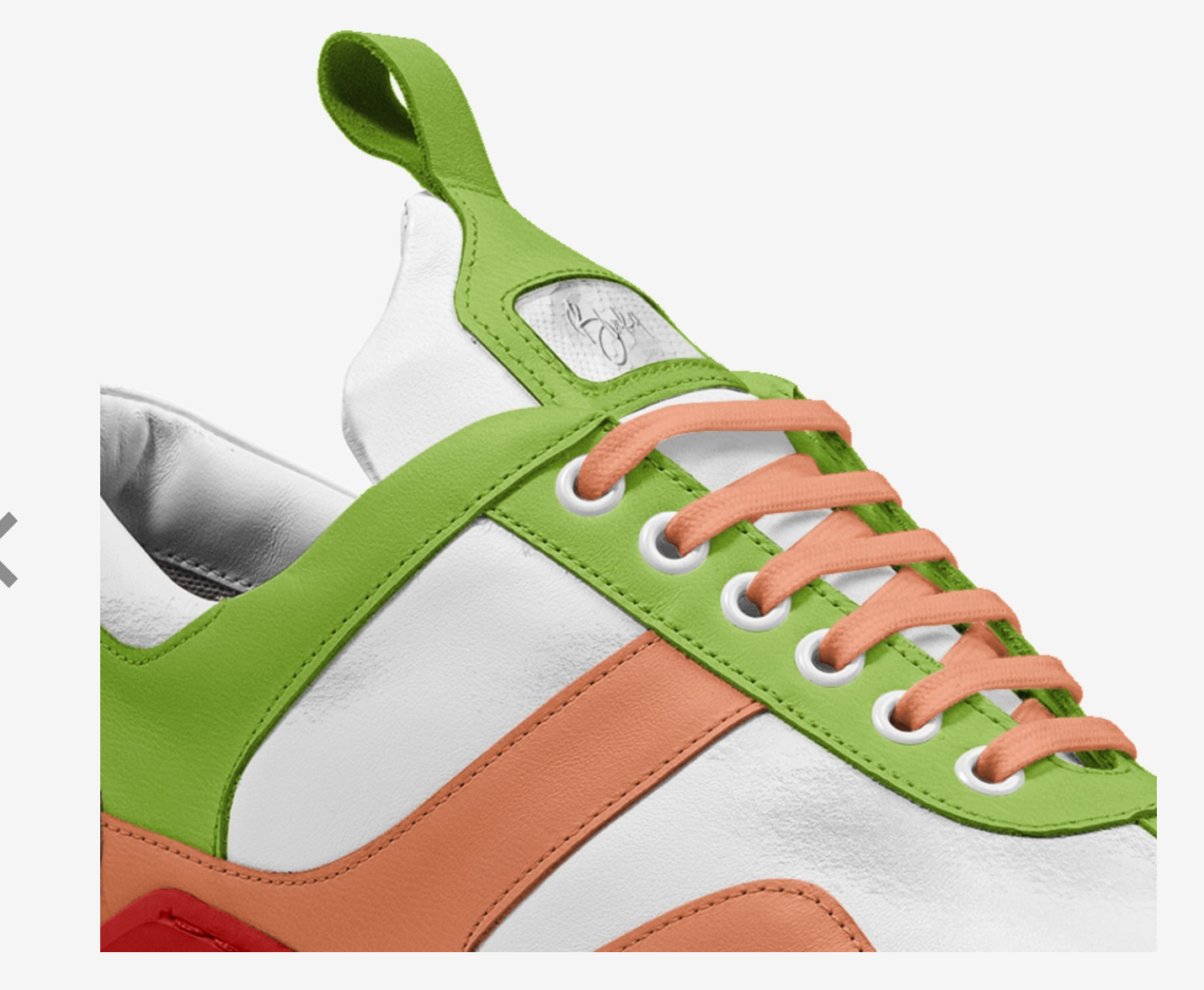 MIGUEL CELINE LIMITED EDITION APPLE GREEN AND PEACH RED BOTTOM RUNNERS