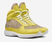 MIGUEL CELINE LIMITED TAN & YELLOW BOOTS